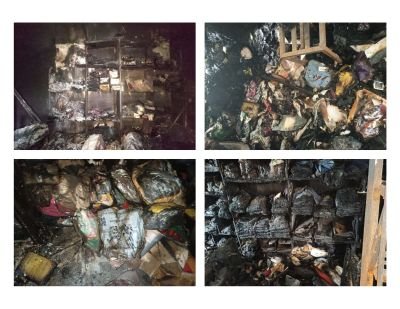 Fire Affected Stock of Garments, Hosiery, Cosmetic & General Items